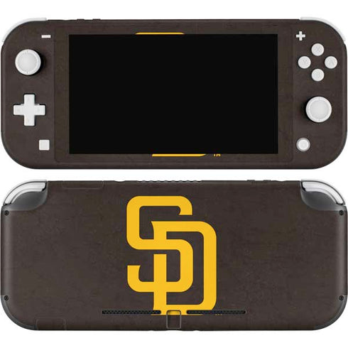 MLB San Diego Padres - Solid Distressed Nintendo Switch Lite Skin